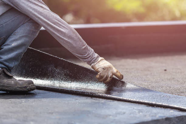 Professional Waterproofing technician working in Charlottesville, VA